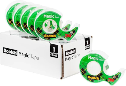 Scotch Magic Tape Dispenser 6-Pack