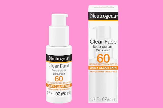 Neutrogena Face Serum Sunscreen, as Low as $11.35 on Amazon (Reg. $24) card image