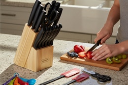 walmart farberware knife set