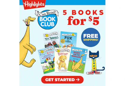 5 I Can Read! Books