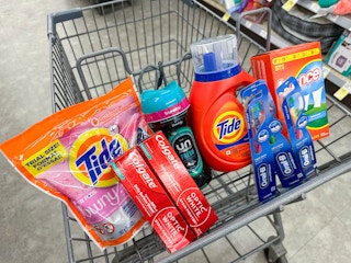 tide downy bounce colgate oral-b walgreens haul