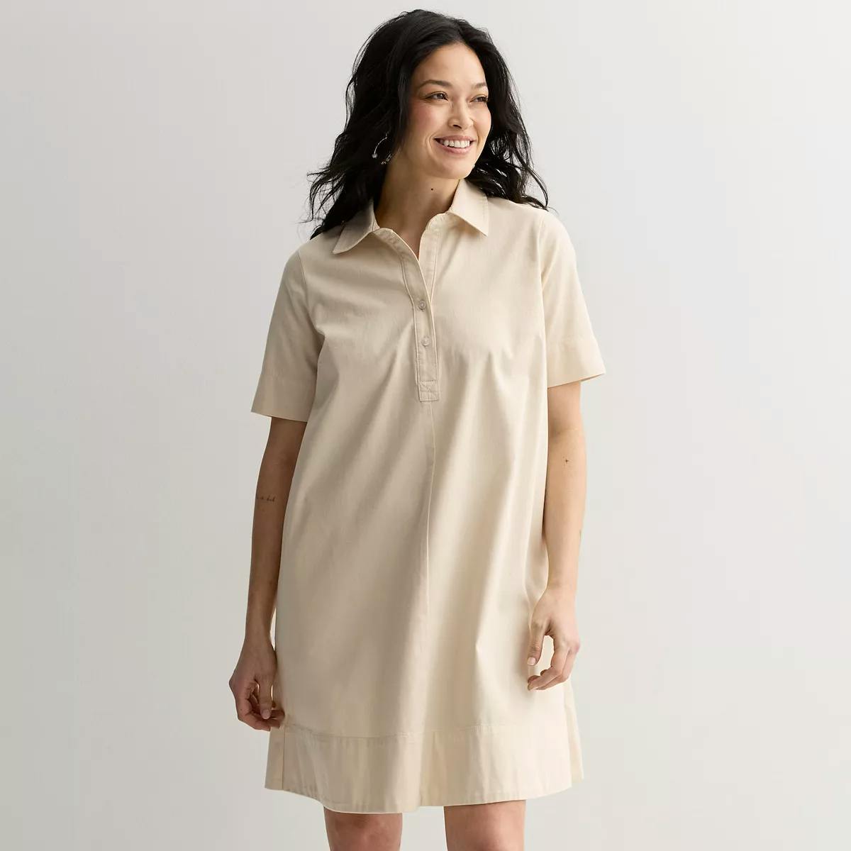 Women's Denim Swing Dress