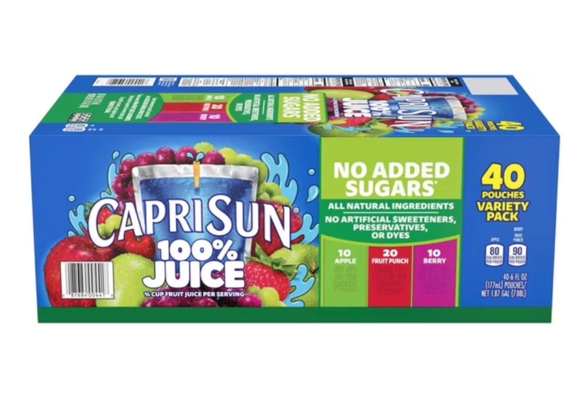 Capri Sun Juice Pouches 40-Pack
