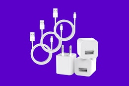 USB iPhone Charger and Block 3-Pack, Only $4.99 on Amazon card image