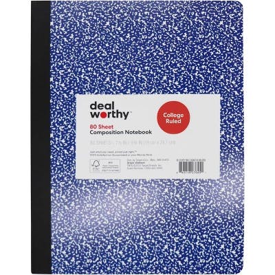 Dealworthy Composition Book