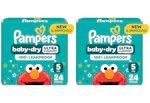 2 Pampers Baby Dry Diaper Packs