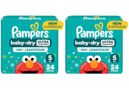 2 Pampers Baby Dry Diaper Packs