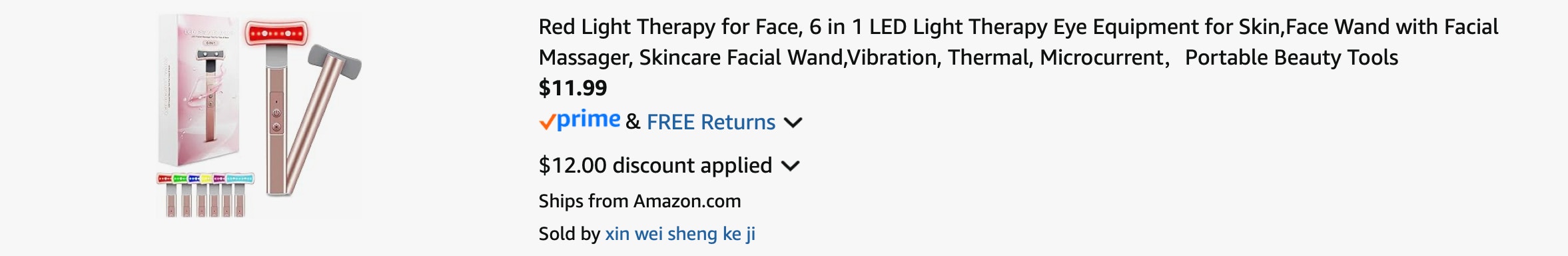 Amazon Red Light Therapy Wand 2025