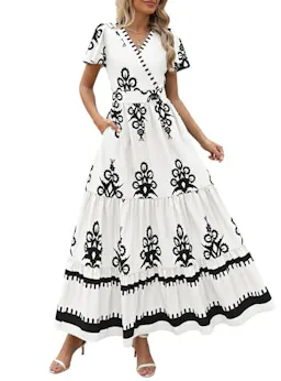 PRETTYGARDEN Women's Floral Maxi Dress