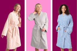 Score These Women's Bathrobes for $14.25 at Target (Reg. $30) card image