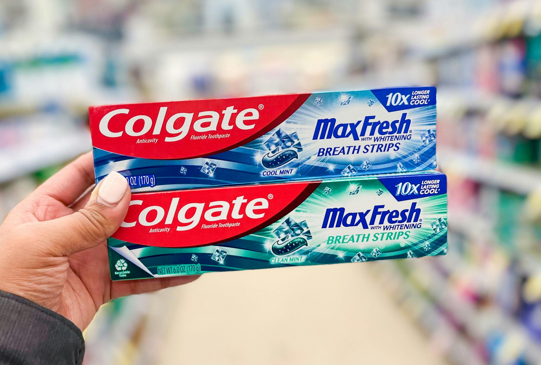 Big Lots Rewards Members Get a FREE 6-Ounce Colgate Max Fresh Toothpaste All Weekend