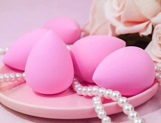 pink makeup sponges
