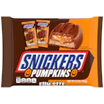 2 Snickers Pumpkin Candy Bags