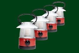 Grab This 4-Pack of BrightEase LED Lanterns for Only $12 (Reg. $23) card image