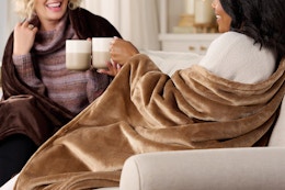 Get 2 Berkshire Ultra Velvet Soft Throws for $22 Shipped at QVC (Reg. $48) card image