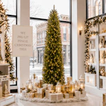 Pre-Lit Pencil Christmas Tree
