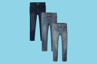 Three pairs of Children's Place boy jeans (stock image)