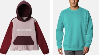 collage of columbia apparelp from rei