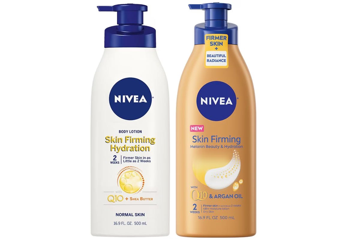 2 NIVEA Q10 Skin Firming Lotions