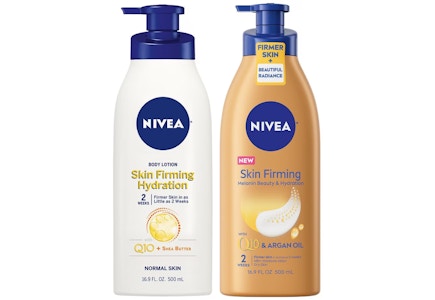 2 NIVEA Q10 Skin Firming Lotions