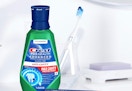 a bottle of mouthwash
