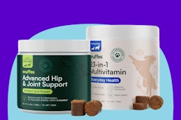 Wuffes Hip and Joint Bundle, $28 for Amazon Pet Day After 50% Off Coupon card image