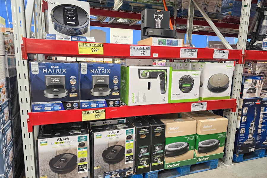 robot vacuums at sams club
