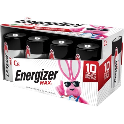 Energizer MAX C Batteries 8-Pack