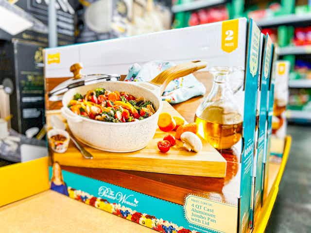 Pioneer Woman Kitchen Sale — $18 Frying Pan, $25 Dinnerware Set, and More card image