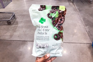 costco girl scout thin mints pretzels