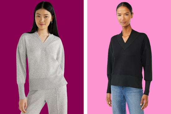 walmart scoop scubaknit sweatshirt