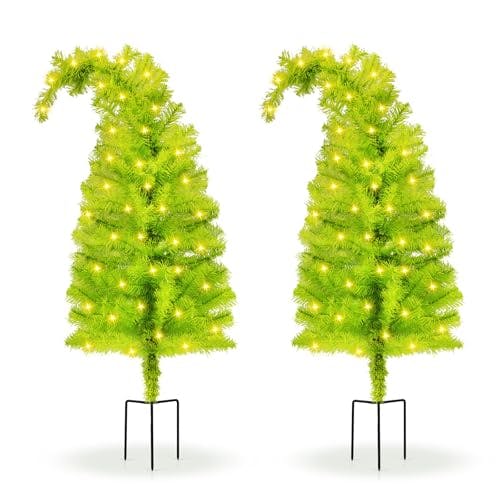Whimsical Christmas Trees 2-Pack