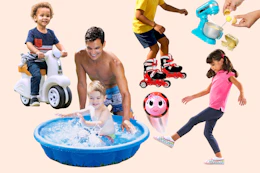Toy deals at Walmart: kiddie pool, soccer ball, rollerblades, and more