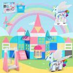 Unicorn Magnetic Tiles