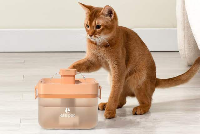 Cat Water Fountain, Only $7.79 on Amazon (Reg. $30) card image