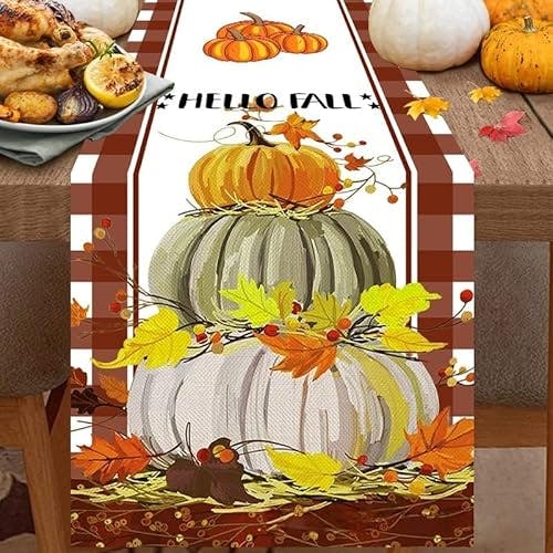 Fall Thanksgiving Table Runner
