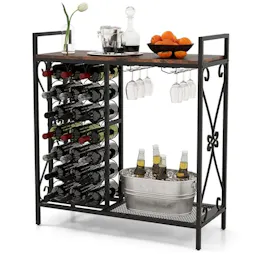 Wine Rack Freestanding Floor