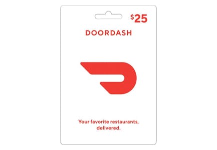 DoorDash $25 Gift Card