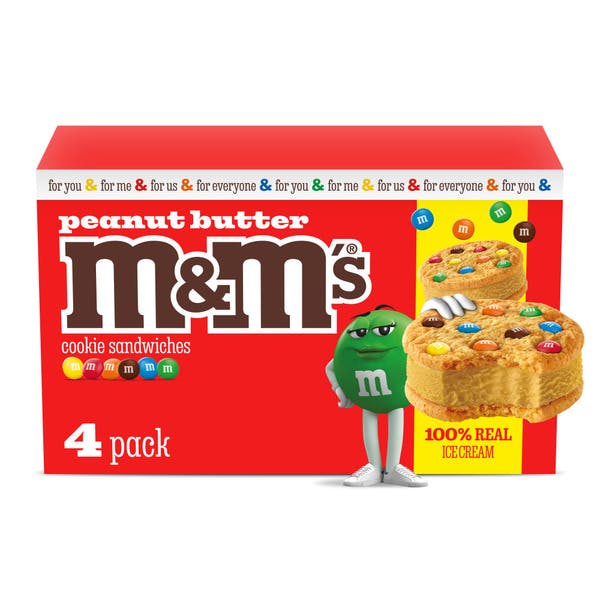 M&M's Ice Cream Sandwiches