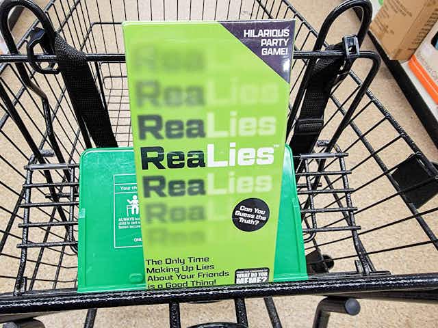 ReaLies Party Game, Just $5 at Dollar Tree — 45% Cheaper Than Amazon card image