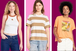 Women's Tops Are Starting at $5 at Old Navy card image