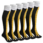 Novelty Chicken Leg Socks 3-Pack