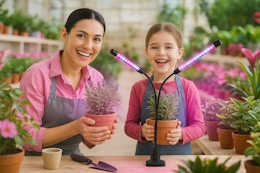 Dual-Head Plant Grow Light, Just $12.74 on Amazon (Reg. $50) card image