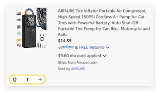 Tire Inflator Portable Air Compressor