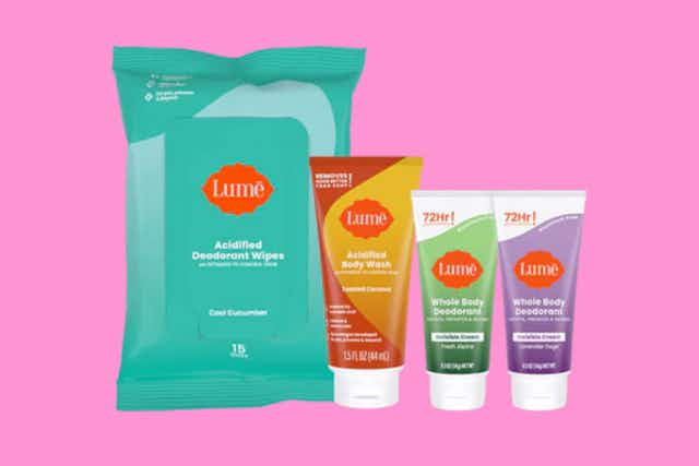 Lume Deodorant 4-Piece Trial Bundles, Starting at $25 Shipped card image