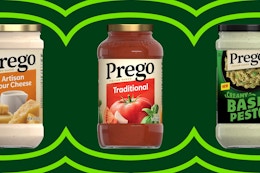 Prego Pasta Sauce, Starting at $1.30 on Amazon card image