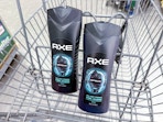 axe body washes in walgreens cart