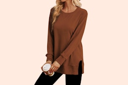 Women's Crewneck Sweater, Only $14 at Walmart (Reg. $61) card image