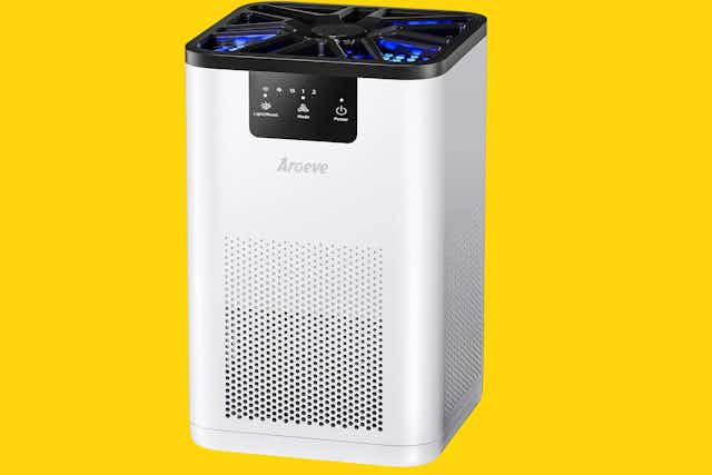 Air Purifier, Only $28.49 on Amazon (Save 53%) card image