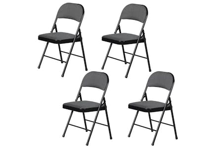 Plastic Dev Group Folding Chairs Set